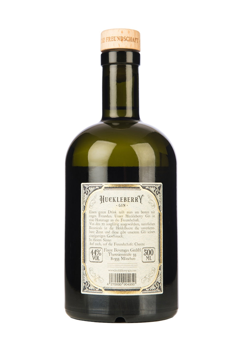 Huckleberry Gin 44% - 0,5l